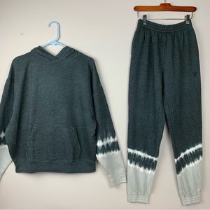 NWT PINK Victoria’s Secret Jogger & Hoodie Set Sporty Athleisure Campus Joggers